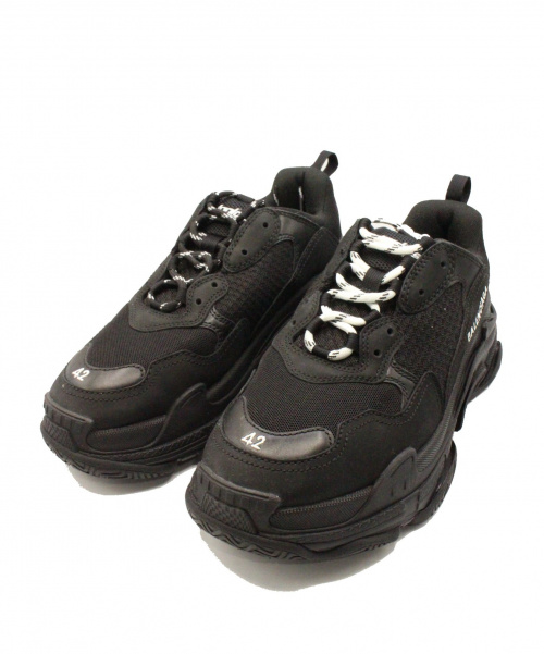 BALENCIAGA（バレンシアガ）BALENCIAGA (バレンシアガ) TRIPLE S  ブラック サイズ:42の古着・服飾アイテム