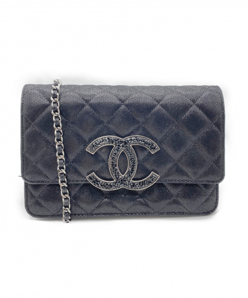 CHANEL（シャネル）CHANEL (シャネル) チェーンウォレット ブラック サイズ:-の古着・服飾アイテム
