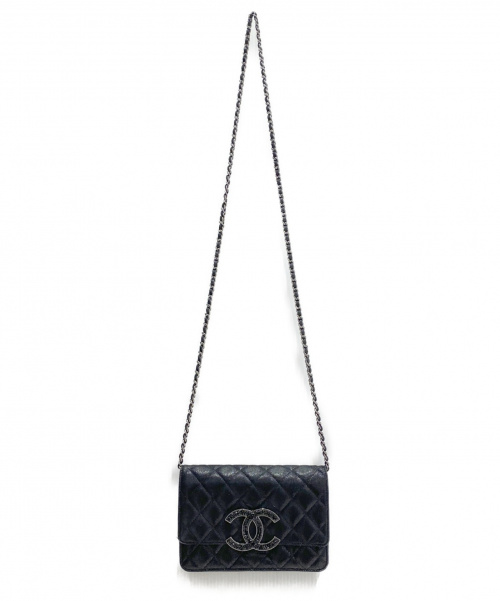 CHANEL（シャネル）CHANEL (シャネル) チェーンウォレット ブラック サイズ:-の古着・服飾アイテム