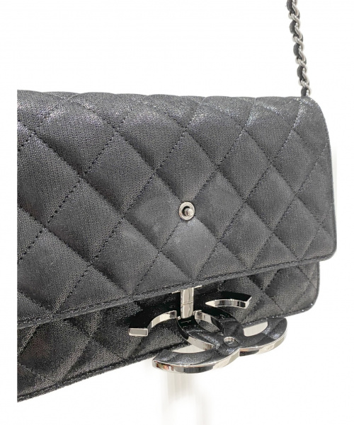 CHANEL（シャネル）CHANEL (シャネル) チェーンウォレット ブラック サイズ:-の古着・服飾アイテム