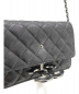 中古・古着 CHANEL (シャネル) チェーンウォレット ブラック サイズ:-：198000円
