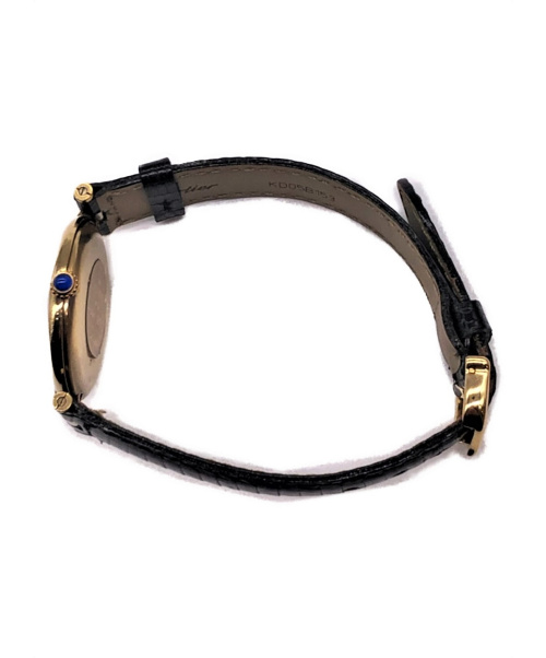 Cartier（カルティエ）Cartier (カルティエ) マスト ヴァンドームLM ブラック サイズ:LM クォーツ 動作確認済みの古着・服飾アイテム