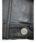 中古・古着 HERMES (エルメス) ラムレザージャケット ブラック サイズ:50 秋冬物：178000円