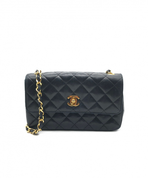 CHANEL（シャネル）CHANEL (シャネル) マトラッセショルダーバッグ ブラック サイズ:- ミニマトラッセ ラムレザーの古着・服飾アイテム