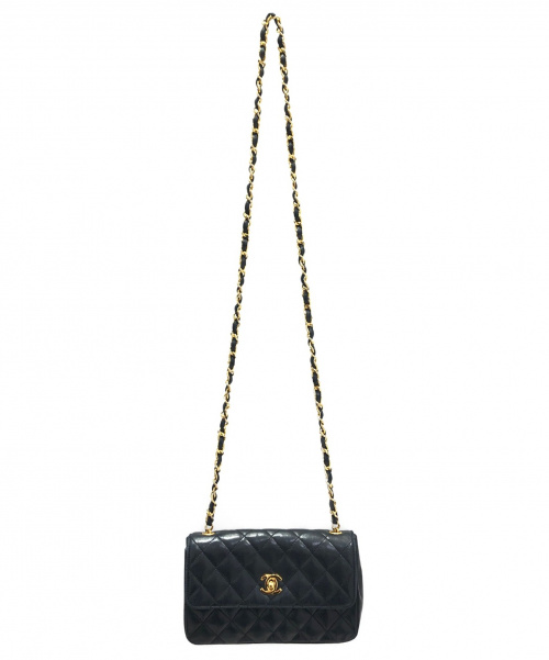 CHANEL（シャネル）CHANEL (シャネル) マトラッセショルダーバッグ ブラック サイズ:- ミニマトラッセ ラムレザーの古着・服飾アイテム