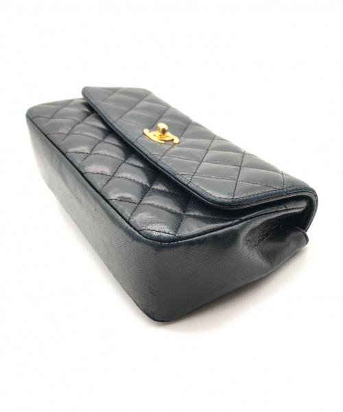 CHANEL（シャネル）CHANEL (シャネル) マトラッセショルダーバッグ ブラック サイズ:- ミニマトラッセ ラムレザーの古着・服飾アイテム
