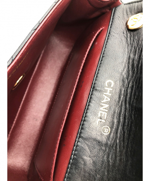 CHANEL（シャネル）CHANEL (シャネル) マトラッセショルダーバッグ ブラック サイズ:- ミニマトラッセ ラムレザーの古着・服飾アイテム