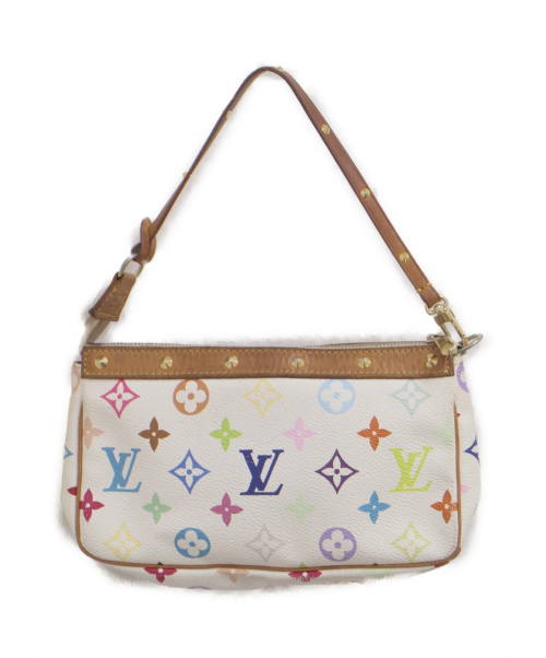 LOUIS VUITTON（ルイ ヴィトン）LOUIS VUITTON (ルイ ヴィトン) ポシェットアクセソワール ホワイト サイズ:- モノグラム・マルチカラー M92649 SL0074の古着・服飾アイテム