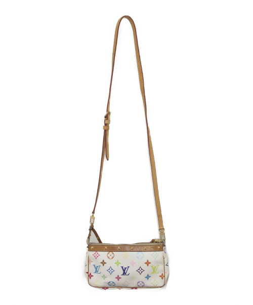 LOUIS VUITTON（ルイ ヴィトン）LOUIS VUITTON (ルイ ヴィトン) ポシェットアクセソワール ホワイト サイズ:- モノグラム・マルチカラー M92649 SL0074の古着・服飾アイテム