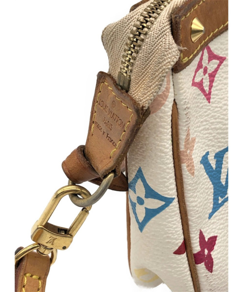 LOUIS VUITTON（ルイ ヴィトン）LOUIS VUITTON (ルイ ヴィトン) ポシェットアクセソワール ホワイト サイズ:- モノグラム・マルチカラー M92649 SL0074の古着・服飾アイテム