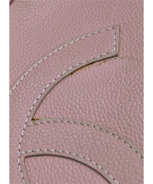 CHANEL（シャネル）CHANEL (シャネル) ココマークトートバッグ ピンク サイズ:- キャビアスキン 9794077の古着・服飾アイテム