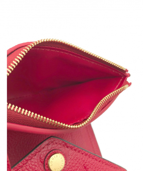 LOUIS VUITTON（ルイ ヴィトン）LOUIS VUITTON (ルイヴィトン) 3つ折り財布 レッド サイズ:- アンプラント M62554 SP2200　ポルトフォイユ ヴィクトリーヌの古着・服飾アイテム