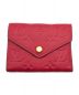 LOUIS VUITTON（ルイヴィトン）の古着「3つ折り財布」｜レッド