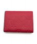 LOUIS VUITTON (ルイヴィトン) 3つ折り財布 レッド サイズ:- アンプラント M62554 SP2200　ポルトフォイユ ヴィクトリーヌ：34800円
