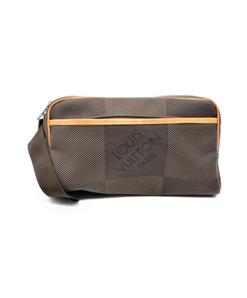 LOUIS VUITTON（ルイ ヴィトン）LOUIS VUITTON (ルイ・ヴィトン) ウエストバッグ ブラウン サイズ:- ダミエジェアン M93619 CE2103の古着・服飾アイテム