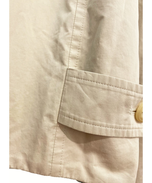 HERMES（エルメス）HERMES (エルメス) レイヤードトレンチコート ベージュ×ブラック サイズ:38の古着・服飾アイテム