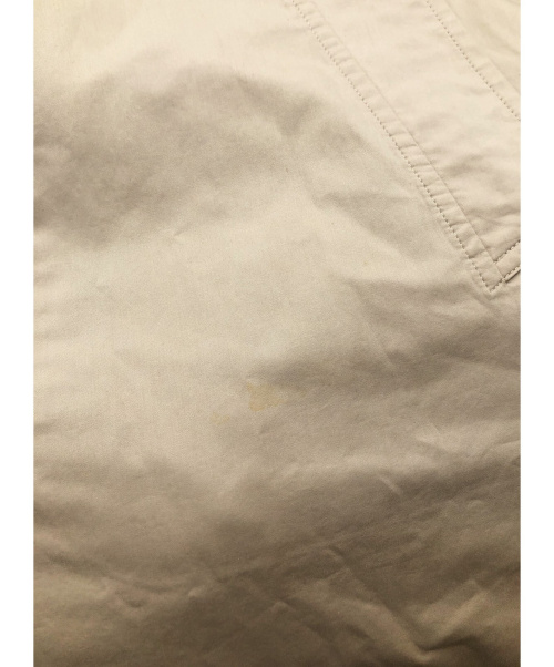 HERMES（エルメス）HERMES (エルメス) レイヤードトレンチコート ベージュ×ブラック サイズ:38の古着・服飾アイテム