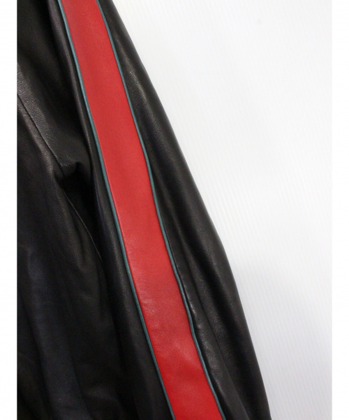 GUCCI（グッチ）GUCCI (グッチ) レザー ボンバージャケット サイズ:50の古着・服飾アイテム