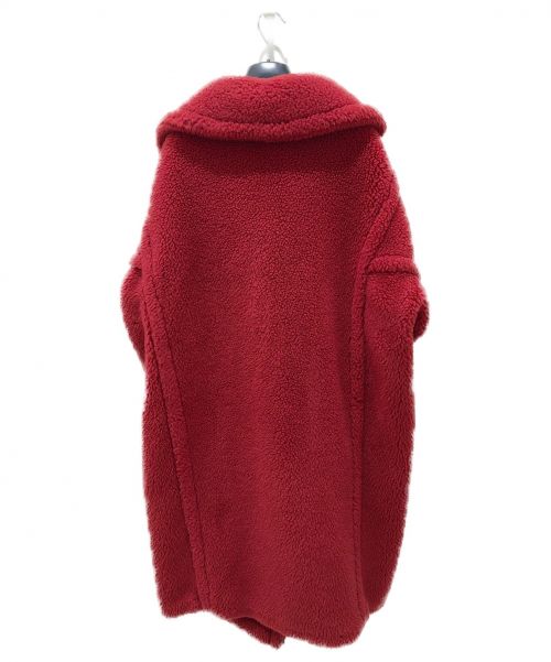 MaxMara（マックスマーラ）MaxMara (マックスマラ) テディベアコート レッド サイズ:Sの古着・服飾アイテム