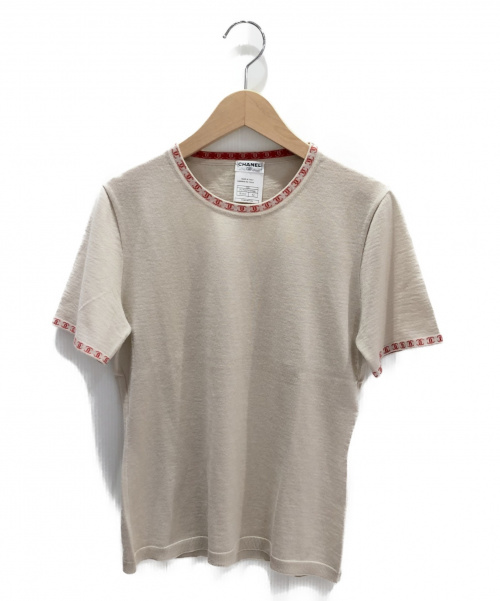 CHANEL（シャネル）CHANEL (シャネル) カシミヤニット ベージュ サイズ:42の古着・服飾アイテム