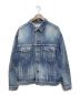 BALENCIAGA (バレンシアガ) バッグロゴデニムジャケット インディゴ サイズ:34：69800円