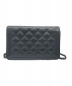CHANEL (シャネル) チェーンウォレット ブラック サイズ:- ボーイシャネル A80287 レザー：208000円