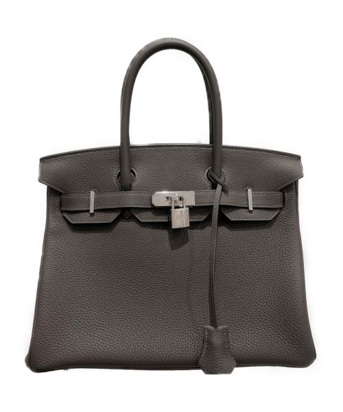 HERMES（エルメス）HERMES (エルメス) バーキン30ヴェルソ エベンヌ+トフィー サイズ:30 トゴ Y刻印（2020年）シルバー金具の古着・服飾アイテム