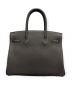 HERMES (エルメス) バーキン30ヴェルソ エベンヌ+トフィー サイズ:30 トゴ Y刻印（2020年）シルバー金具：1980000円