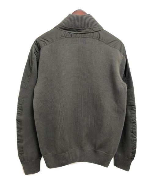HERMES（エルメス）HERMES (エルメス) ニットジャケット グレー サイズ:Sの古着・服飾アイテム