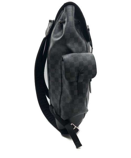 LOUIS VUITTON（ルイ ヴィトン）LOUIS VUITTON (ルイ ヴィトン) クリストファーPM ブラック サイズ:PM ダミエ・グラフィット N41379の古着・服飾アイテム