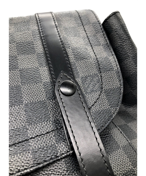 LOUIS VUITTON（ルイ ヴィトン）LOUIS VUITTON (ルイ ヴィトン) クリストファーPM ブラック サイズ:PM ダミエ・グラフィット N41379の古着・服飾アイテム