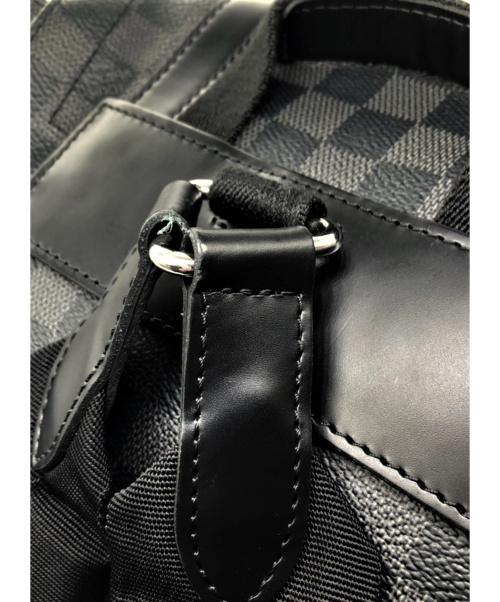 LOUIS VUITTON（ルイ ヴィトン）LOUIS VUITTON (ルイ ヴィトン) クリストファーPM ブラック サイズ:PM ダミエ・グラフィット N41379の古着・服飾アイテム