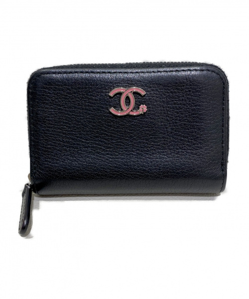 CHANEL（シャネル）CHANEL (シャネル) コインケース ブラック サイズ:- ラッキークローバー レザーの古着・服飾アイテム