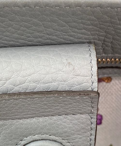 GUCCI（グッチ）GUCCI (グッチ) バンブーショッパートートバッグ スカイブルー サイズ:ミディアムの古着・服飾アイテム
