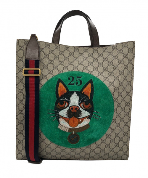 GUCCI（グッチ）GUCCI (グッチ) ボスコ 2WAYトートバッグ サイズ:- GGスプリーム 450950 525040の古着・服飾アイテム