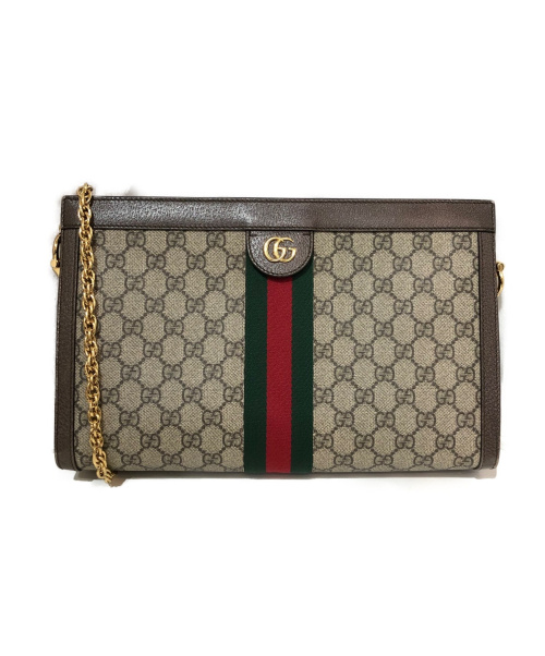 GUCCI（グッチ）GUCCI (グッチ) オフィディア チェーンショルダーバッグ ベージュ サイズ:- GGスプリーム 503876 213317の古着・服飾アイテム