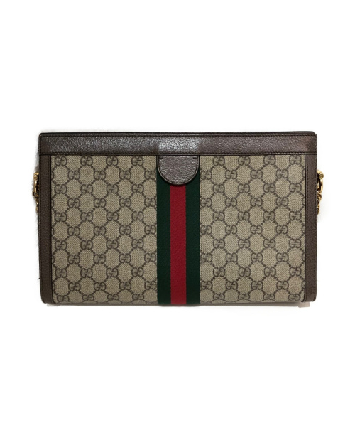 GUCCI（グッチ）GUCCI (グッチ) オフィディア チェーンショルダーバッグ ベージュ サイズ:- GGスプリーム 503876 213317の古着・服飾アイテム
