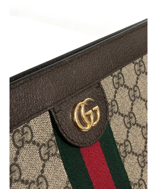 GUCCI（グッチ）GUCCI (グッチ) オフィディア チェーンショルダーバッグ ベージュ サイズ:- GGスプリーム 503876 213317の古着・服飾アイテム