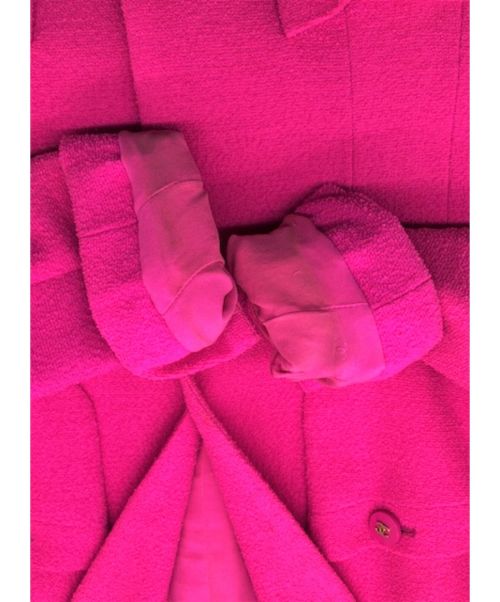 CHANEL（シャネル）CHANEL (シャネル) ヴィンテージジャケット ショッキングピンク サイズ:38の古着・服飾アイテム