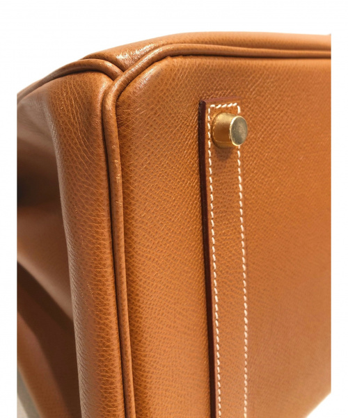 HERMES（エルメス）HERMES (エルメス) バーキン35 ゴールド サイズ:35 ゴールド金具 ヴォ―・エプソン □G刻印の古着・服飾アイテム