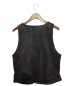 CHROME HEARTS (クロムハーツ) レザーベスト ブラック サイズ:Ｍ：79800円
