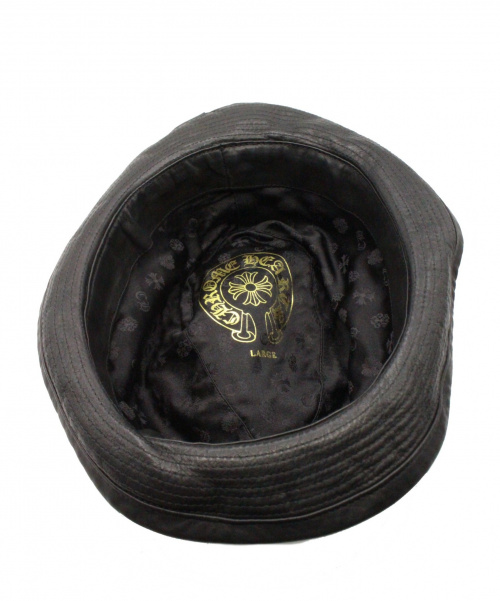 CHROME HEARTS（クロムハーツ）CHROME HEARTS (クロムハーツ) ストローハット ブラック サイズ:Lの古着・服飾アイテム