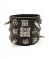 CHROME HEARTS（クロムハーツ）の古着「レザーブレスレット」｜ブラック