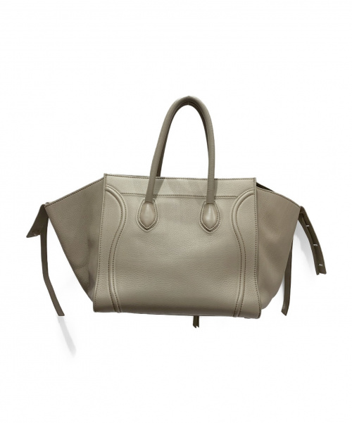 CELINE（セリーヌ）CELINE (セリーヌ) ラゲージファントム ベージュ サイズ:- ラゲージファントム レザー U-CU-1121の古着・服飾アイテム