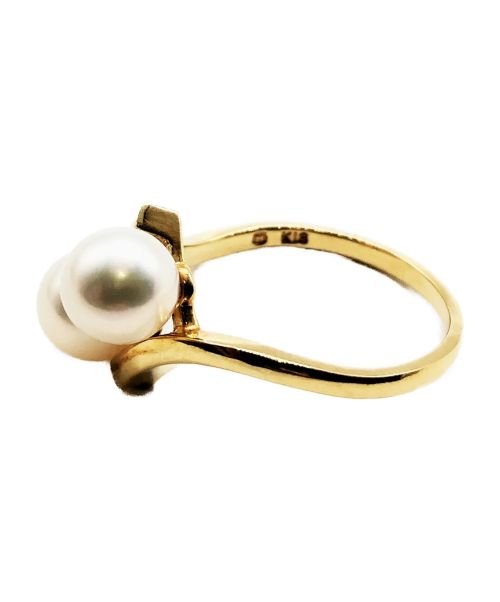 MIKIMOTO（ミキモト）MIKIMOTO (ミキモト) ダブルパールリング サイズ:13号の古着・服飾アイテム