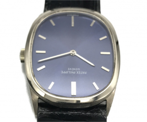 PATEK PHILIPPE（パテックフィリップ）PATEK PHILIPPE (パテックフィリップ) ゴールデンエリプス ブルー ゴールデンエリプス 3546 手巻き リストサイズ14cm～18cm 27×32mm　リダンダイヤルの古着・服飾アイテム