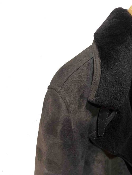 LOEWE（ロエベ）LOEWE (ロエベ) ムートンコート ブラウン サイズ:38の古着・服飾アイテム