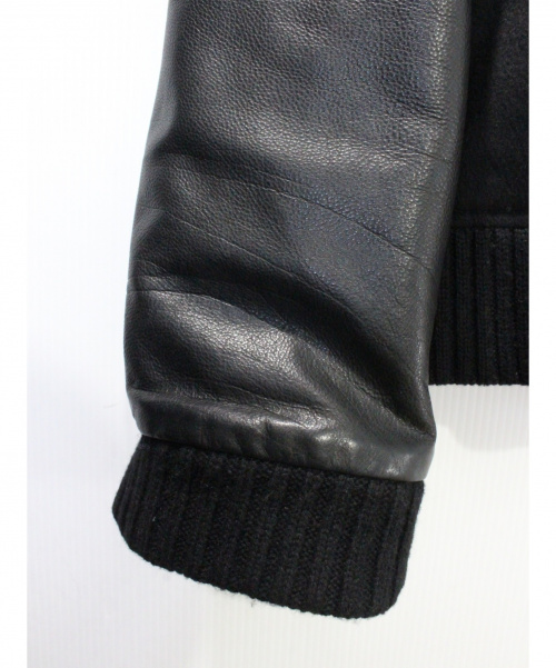 CHROME HEARTS（クロムハーツ）CHROME HEARTS (クロムハーツ) ヴァーシティジャケット ブラック サイズ:Ｌの古着・服飾アイテム