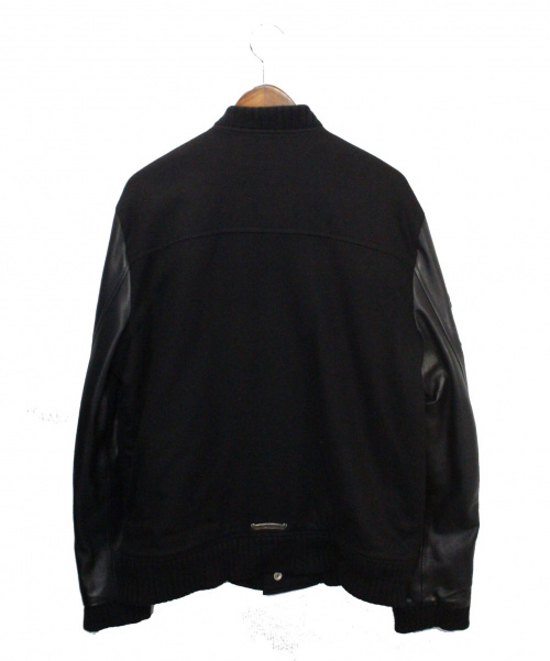 CHROME HEARTS（クロムハーツ）CHROME HEARTS (クロムハーツ) ヴァーシティジャケット ブラック サイズ:Ｌの古着・服飾アイテム