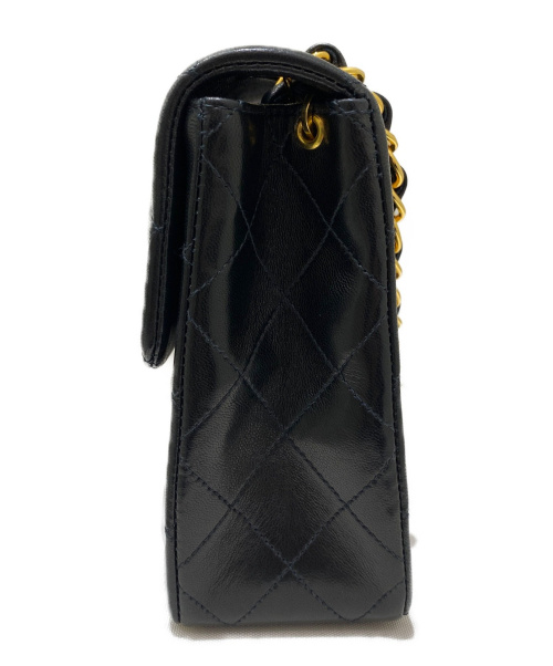 CHANEL（シャネル）CHANEL (シャネル) シングルフラップマトラッセ ブラック サイズ:20の古着・服飾アイテム